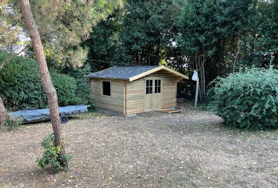 Abri de jardin en bois 2 pentes